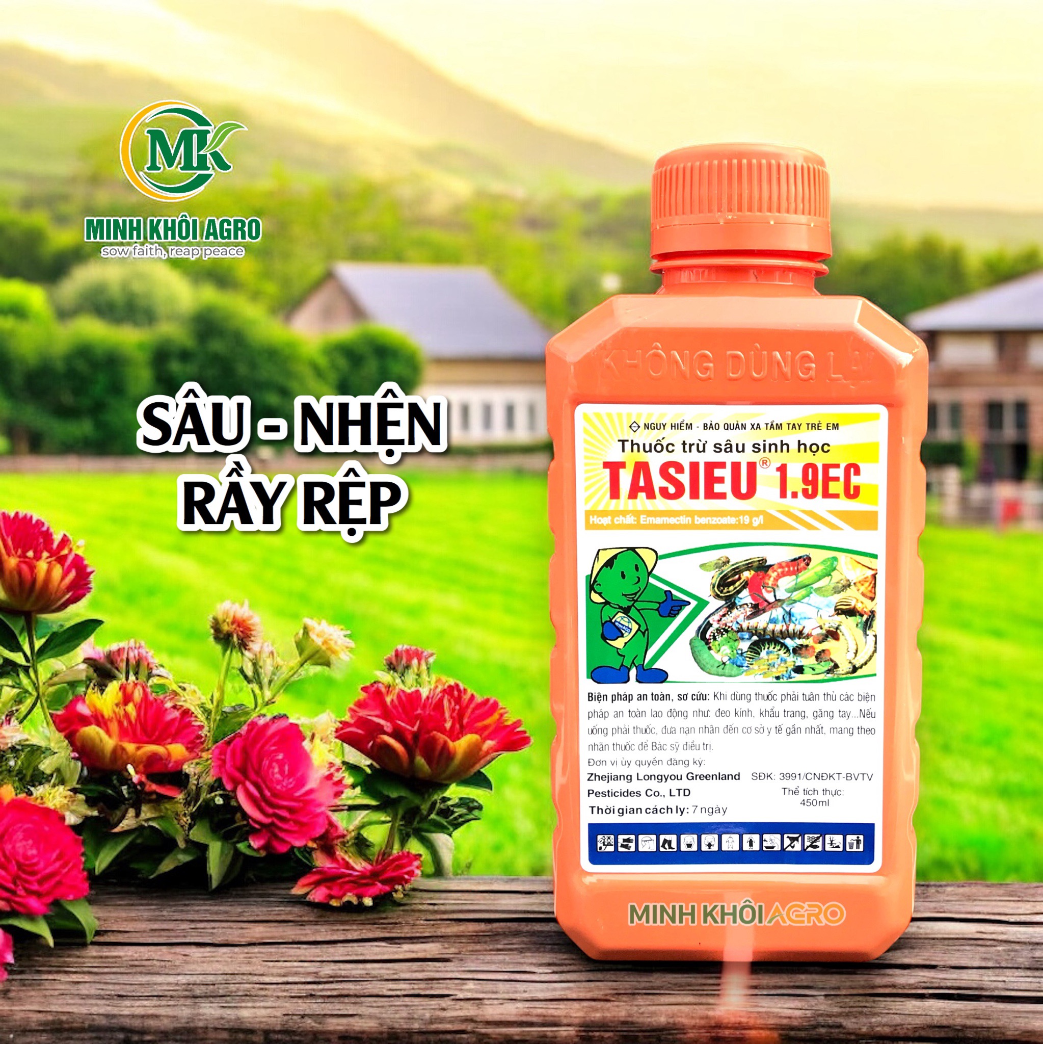 Thuốc trừ sâu Tasieu 1.9EC - Chai 450ml